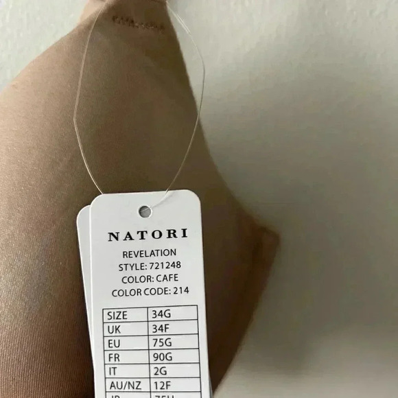 NWT NATORI  REVELATION CONTOUR UNDERWIRE BRA 34G - Picture 5 of 5